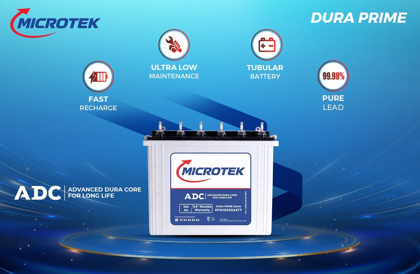 Dura Prime Microtek Inverter Batteries