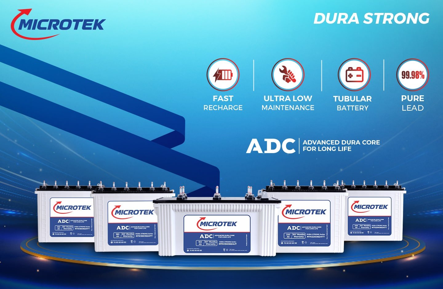 Dura Strong Microtek Inverter Batteries