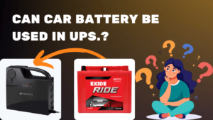 Can Car Battery Be Used in a UPS.? – Complete Guide