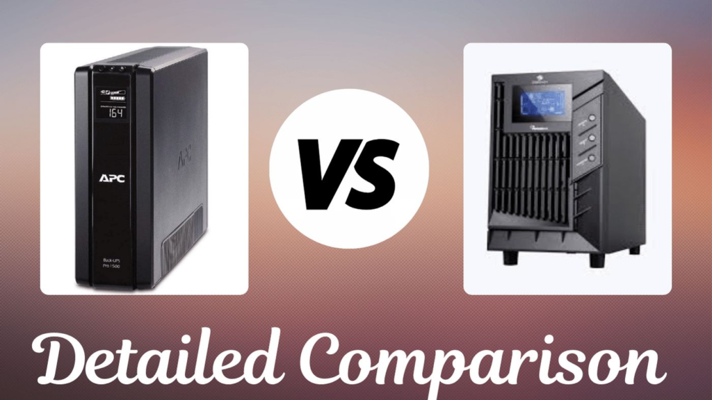 APC UPS vs. ZEBRONICS UPS: Detailed Comparison