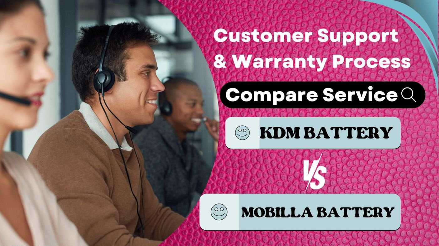 Customer Support and Warranty KDM Battery Vs Mobilla Battery