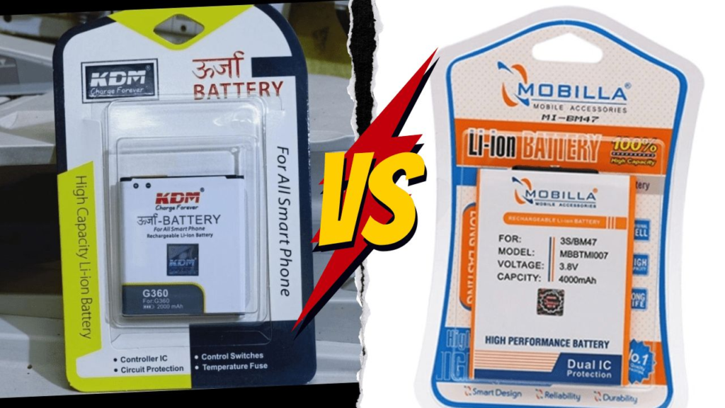 Which battery brand is best, mobilla battery or KDM Battery.?