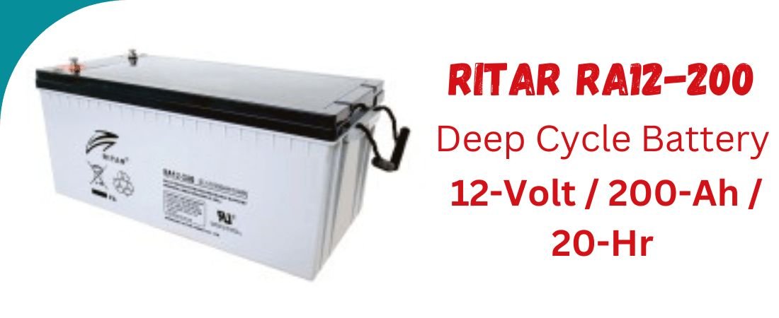 Ritar RA12-200 AGM Deep Cycle Battery