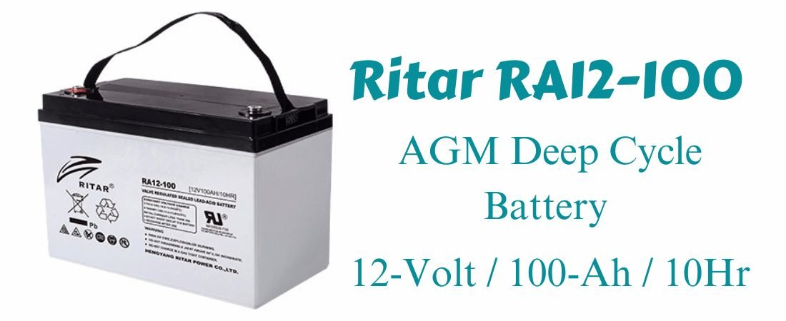 Ritar RA12-100 AGM Deep Cycle Battery