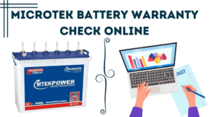 How To Check Microtek Battery Warranty Online