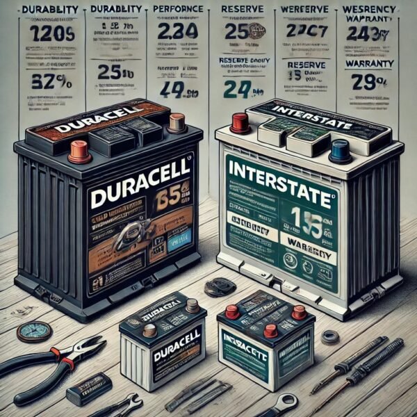 Duracell and Interstate car batteries