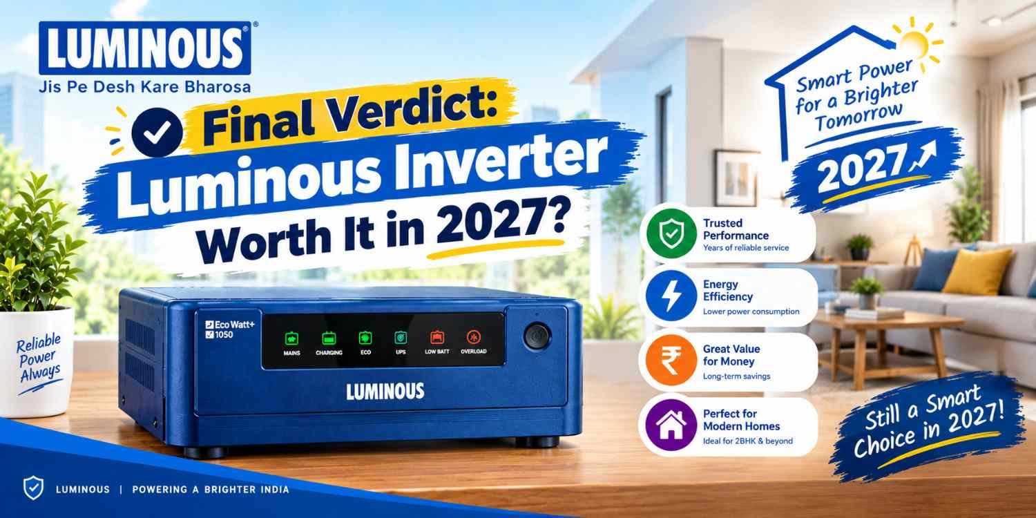 Final Verdict: Luminous Inverter Worth It in 2027?